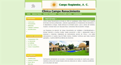 Desktop Screenshot of camporenacimiento.com.mx