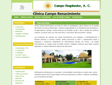 Tablet Screenshot of camporenacimiento.com.mx